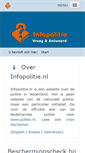 Mobile Screenshot of infopolitie.nl