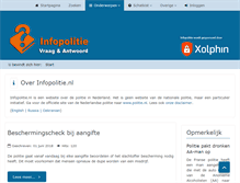 Tablet Screenshot of infopolitie.nl